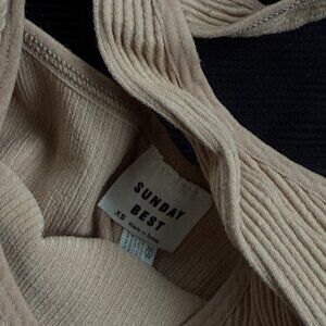 Sunday Best Ribbed Halter Top Set (Sinchseamless)